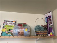 Crochet book, Yarn, Rectangle Looms and Yarn Craft
