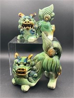 Chinese Porcelain Foo Dog Figures