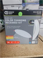 Color changing recessed kit