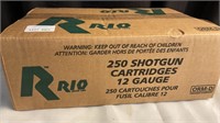 250 Rio 12 Gauge Shotgun Cartridges