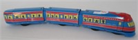 Schylling railroad tin and plastic train.