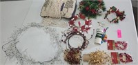 Christmas Garland, Beads, Decor