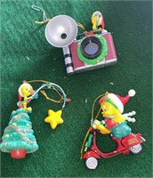 Tweety Bird Christmas ornaments