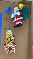 Tweety Bird Christmas ornaments
