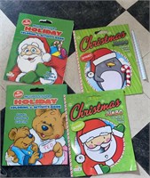 4- Christmas Jumbo coloring books