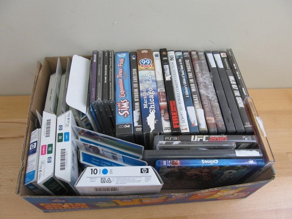Lot of DVDs, Video Games, and more