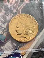 1910 Gold Indian Head $10 Coin