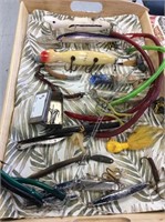 Box lot of vintage fishing lures