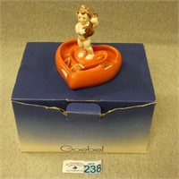 Goebel Cupid / Heart Dish in Box