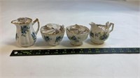 4pcs Elizabethan Fine Bone China cups