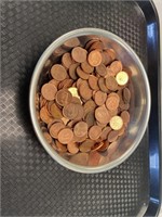 Large lot of Canadian Pennies