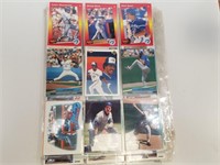 Assorted Bluejays 93 Baseball Cards, 5 Sheets