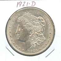 1921-D Morgan Silver Dollar