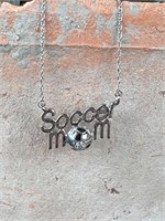 "SOCCER MOM" 925 NECKLACE