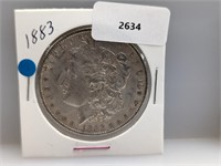 1883 90% Silver Morgan $1 Dollar