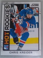 Chris Kreider 2012-13 Score Hot Rookies card