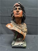 Native American Chalkware Sculpture