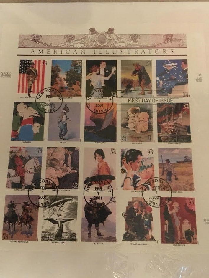 Sheet of Stamps- collectible