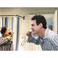 The Muppets Jason Segel signed movie photo