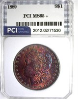 1889 Morgan MS65+ LISTS $475