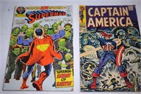 VINTAGE SUPERMAN & CAPTAIN AMERICA COMICS ! CSE