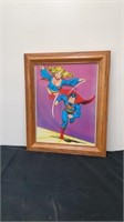 17”x13” Superman framed picture