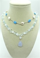 Two Gemstone Necklaces