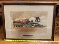 The “General” train print 27” by 20”