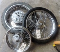 3 Motorcycle wheels