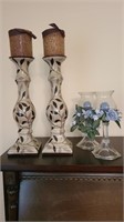 Lot of 4 candle holders