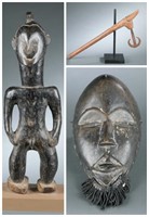 3 West African objects. 20th century.