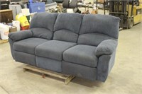 BLUE RECLINING COUCH