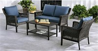 HOMETRENDS, Belmont 4-Piece Patio Conversation Set