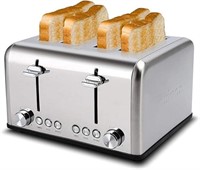 Stainless Steel 4-Slice Toaster