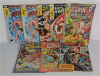 8 Vtg Sub-mariner Comics #19, 27 Etc.