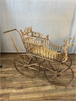 Large Rattan Carriage