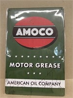 AMOCO motor grease advertising sign newer