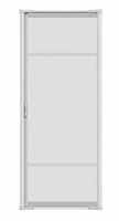 COOL Retractable Door Screen Single White Frame