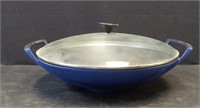 LE CREUSET WOK WITH LID