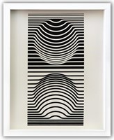 Victor Vasarely- Heliogravure Print "Untitled"