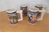 Set of 4 Anheuser-Busch Mugs