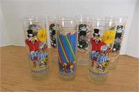 Lot of Jim Beam Stakes Glasses