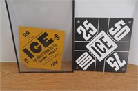 Vintage Ice Ordering Signs