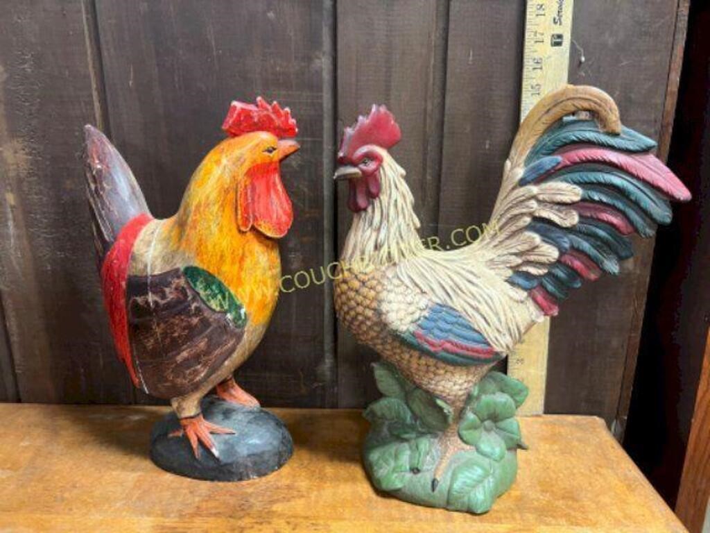 Large decorative rooster/chicken farmhouse decor