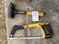 Dewalt Shop Hammer & Hack Saw