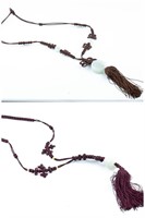 2 Jade pendant prayer necklaces