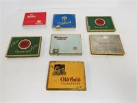 Lot Of 7 Vintage Tobacco/Cigarette Tins