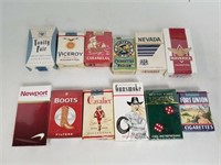 12 Packs Of Vintage Cigarettes/Tobacco