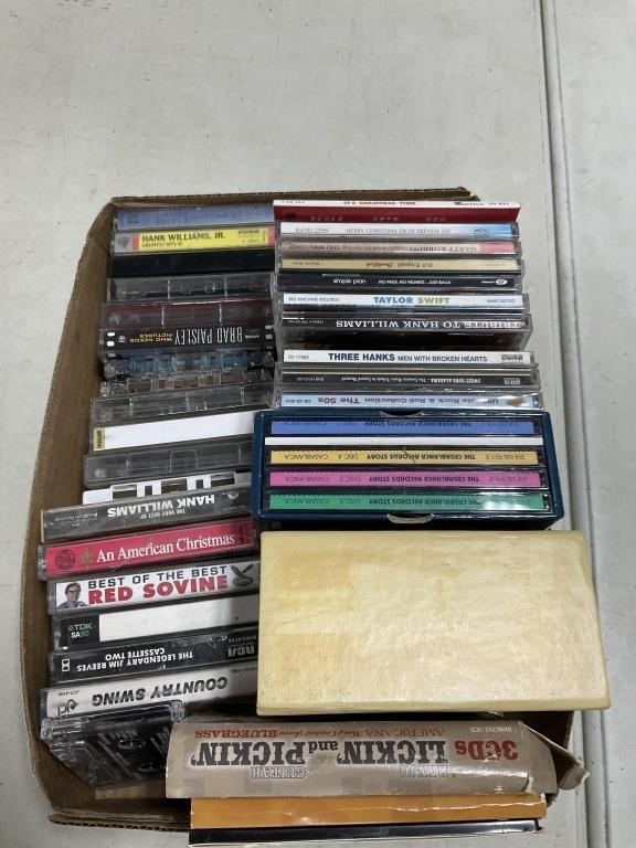 Country CD’s and Cassettes