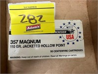 WINCHESTER 357 MAGNUM 110 GR. JACKETED HOLLOW